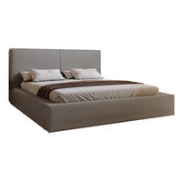 POLSTERBETT 180x200 Morin mit Bettkasten, Samt, Hellgrau - Hellgrau, Holz/Textil (180/200cm) - Emporius
