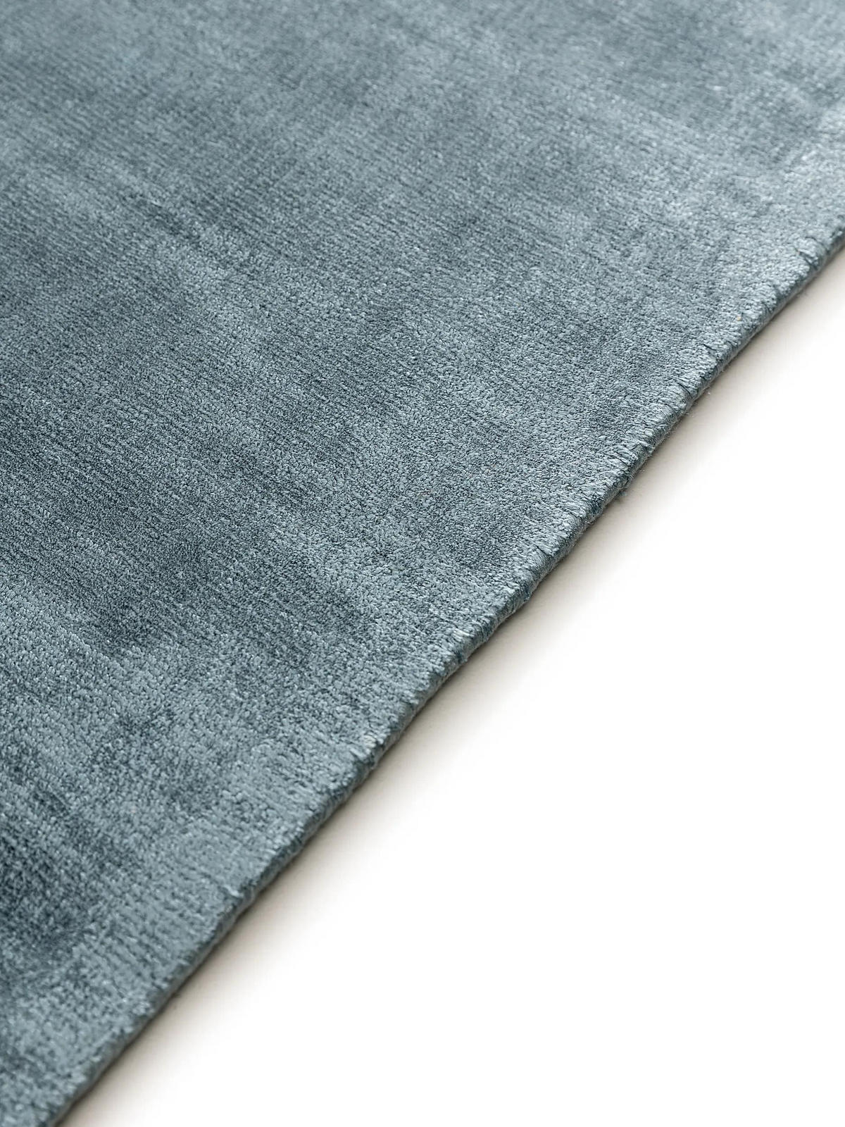 VISKOSETEPPICH Nova Blau 200x300 cm - Blau, Textil (200/300cm) - benuta Pure