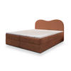 BOXBETT FLUVIA N 180x200 cm mit Matratze und Topper - Orange - Orange, Holz (180/200cm) - MASSENO