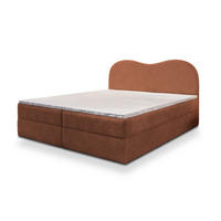 BOXBETT FLUVIA N 140x200 cm mit Matratze und Topper - Orange - Orange, Holz (140/200cm) - MASSENO