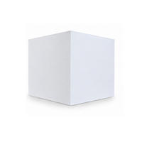 LEUCHTENSCHIRM SQUARELOW 25x25x22 cm, Textil, Weiß - Weiß, Textil (25/25/22cm) - Light & Living