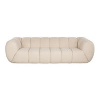 SOFA 3-SITZER Melt Beige - Beige, Textil (241/68/104cm) - Zuiver