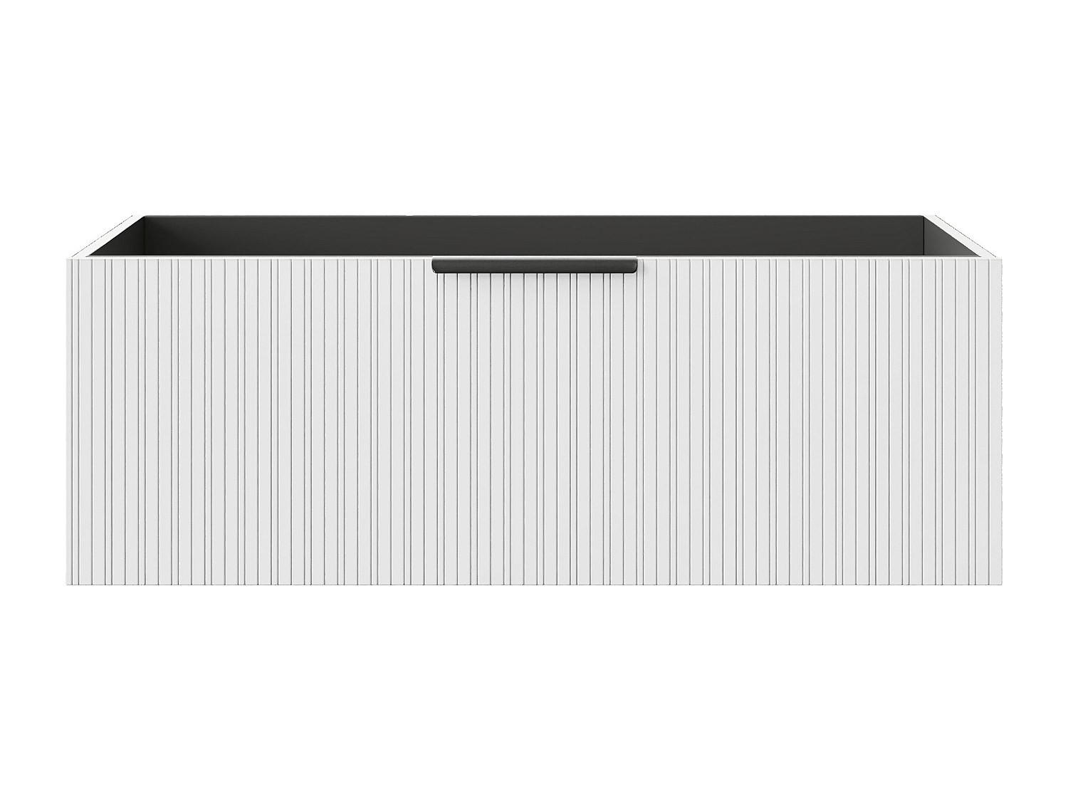 WASCHBECKENUNTERSCHRANK - 100 cm x 45.5 cm - Holz, Platte - Weiß - PALIRO - Weiß, Holz (100/35/45.5cm) - Vente-Unique
