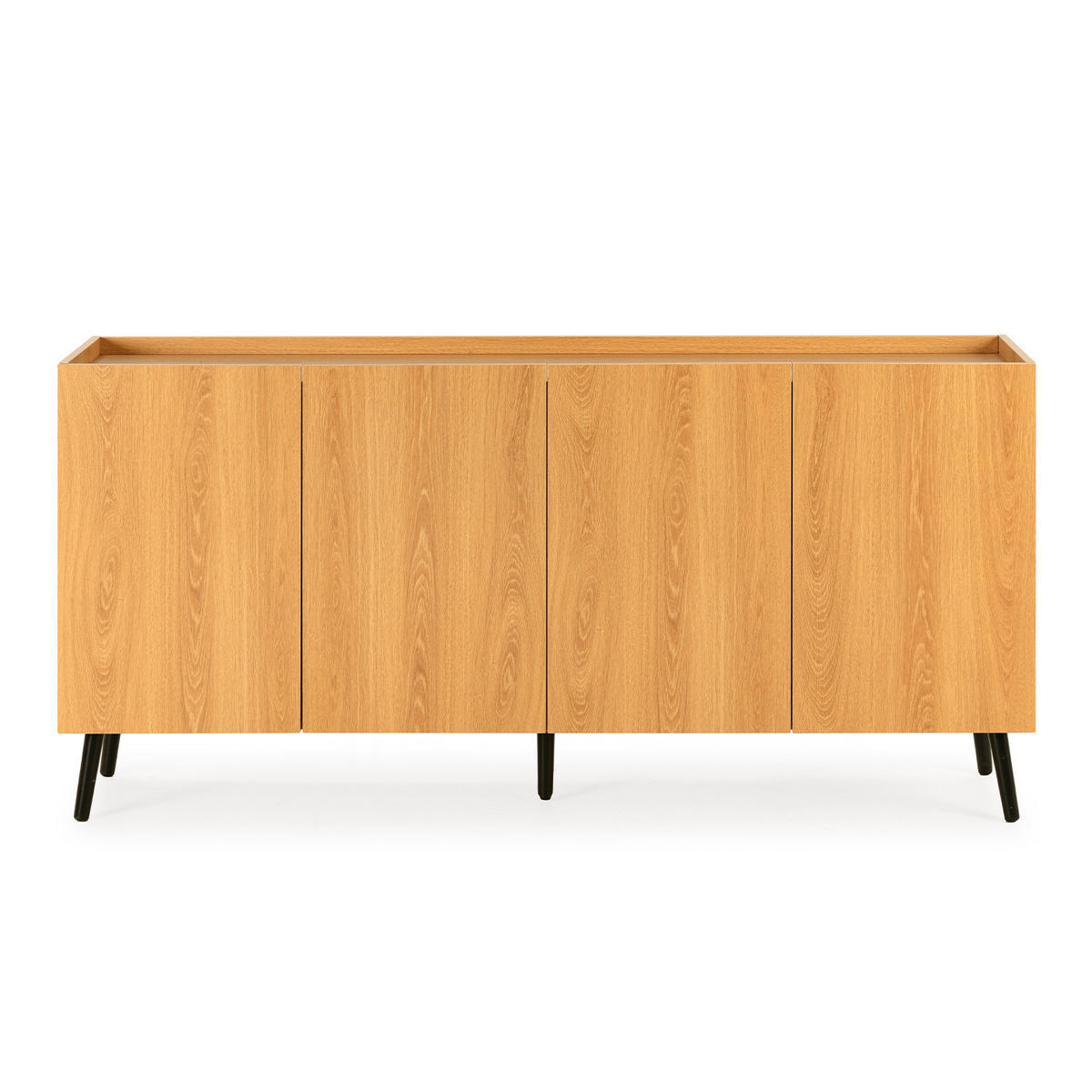 SIDEBOARD Siren 4 türen Eichenfarbe - Honigeiche, Holzwerkstoff (160/76/40cm)