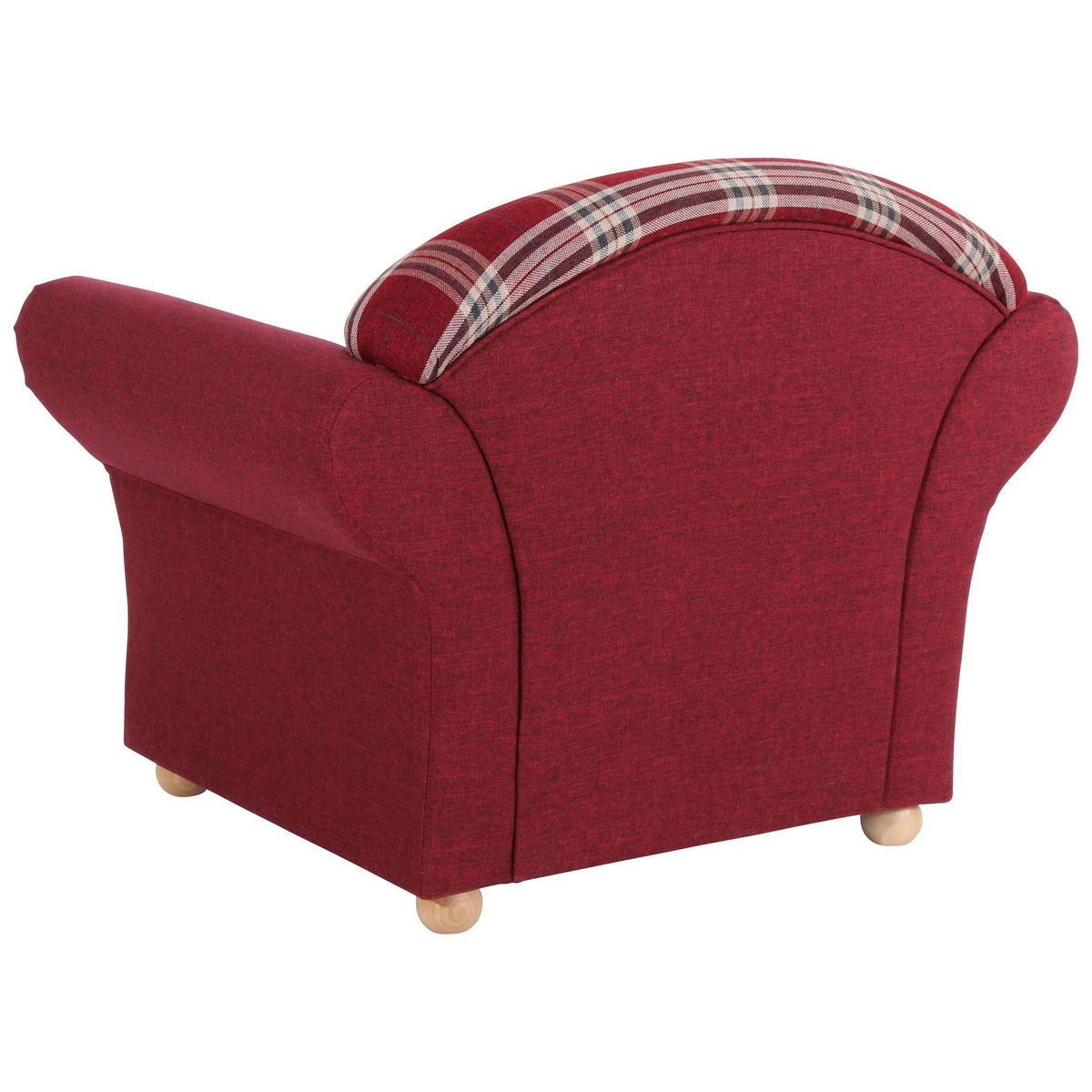 SESSEL Kama Bezug Flachgewebe Buche natur / rot - Rot, Kunststoff (96/85/81cm) - 58aufmkessel