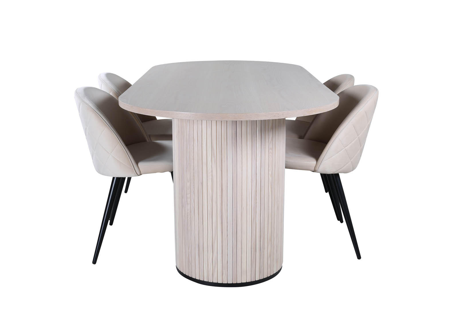 TISCHGRUPPE Beige - Beige, Holzwerkstoff (90/75/200cm) - ebuy24