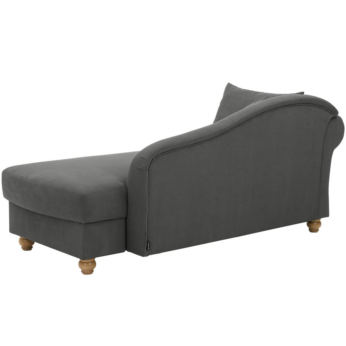 RECAMIERE Armlehne links Katrinka Flachgewebe grau - Grau, Kunststoff (188/84/92cm) - 58aufmkessel