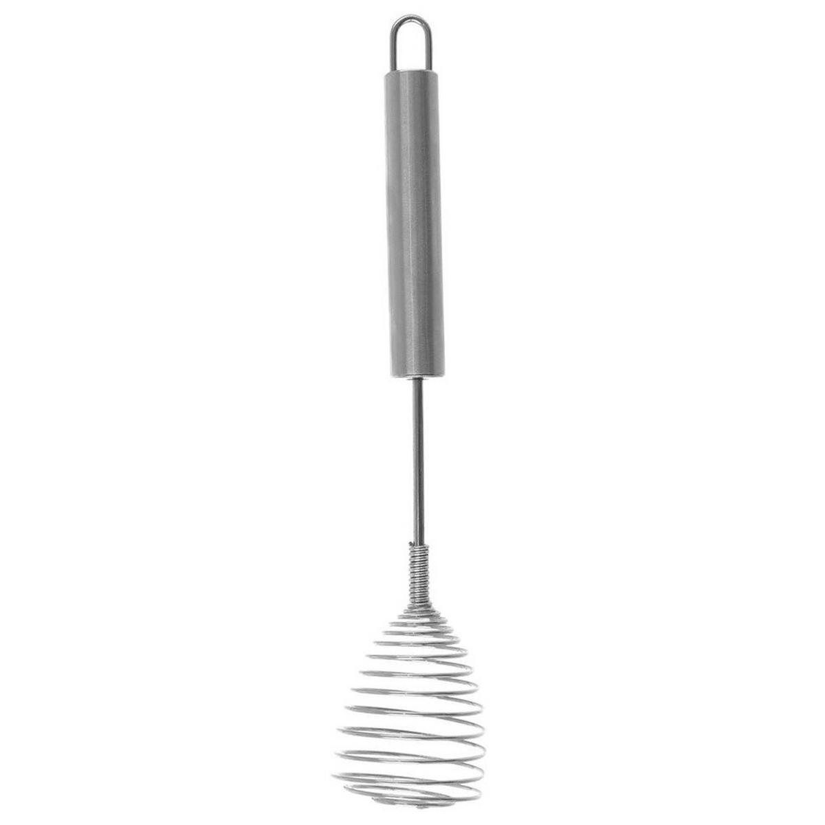 SPIRAL-SCHNEEBESEN Stahl 26 cm - Silberfarben, Metall (26cm) - Orion 