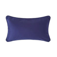 KISSENHÜLLE dunkelblau 30/50 cm, 100% Baumwolle - Dunkelblau, Textil (30/50cm) - Homescapes