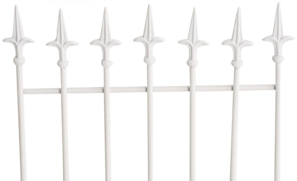 RANKGITTER 2er Set Metall weiß - Weiß, Metall (50/100/0.7cm) - CLP
