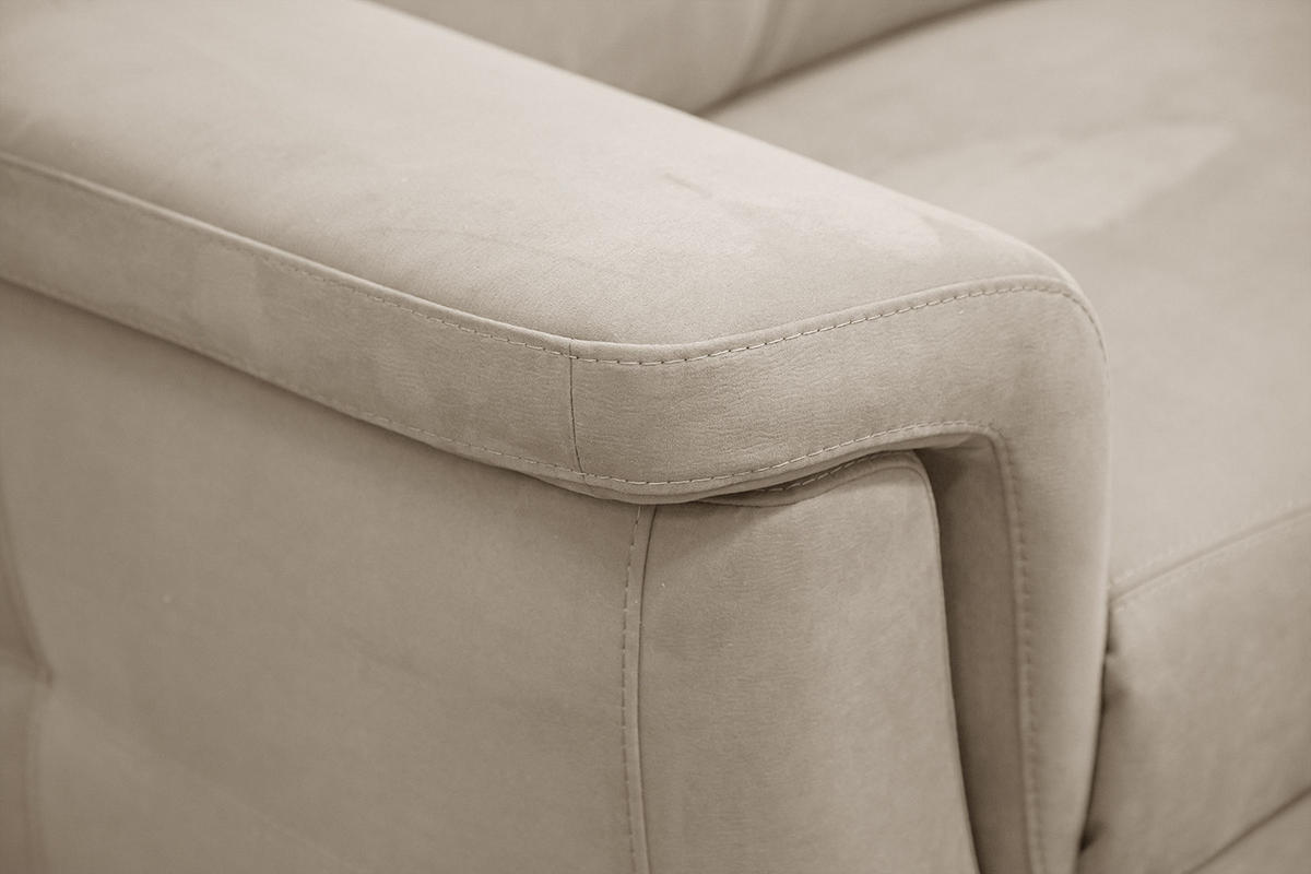 SOFA JONES 2-Sitzer, creme - Creme, Holzwerkstoff/Textil (166/102/99cm) - Courtois Laville