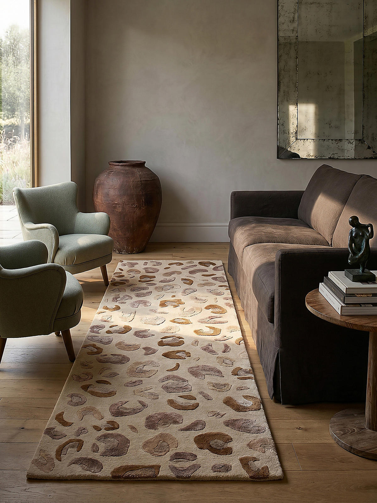 KURZFLORTEPPICH SABLE, mit Tier-Motiv, Natur, 80 x 230 cm - Beige, Textil (80/230cm) - KADIMA DESIGN