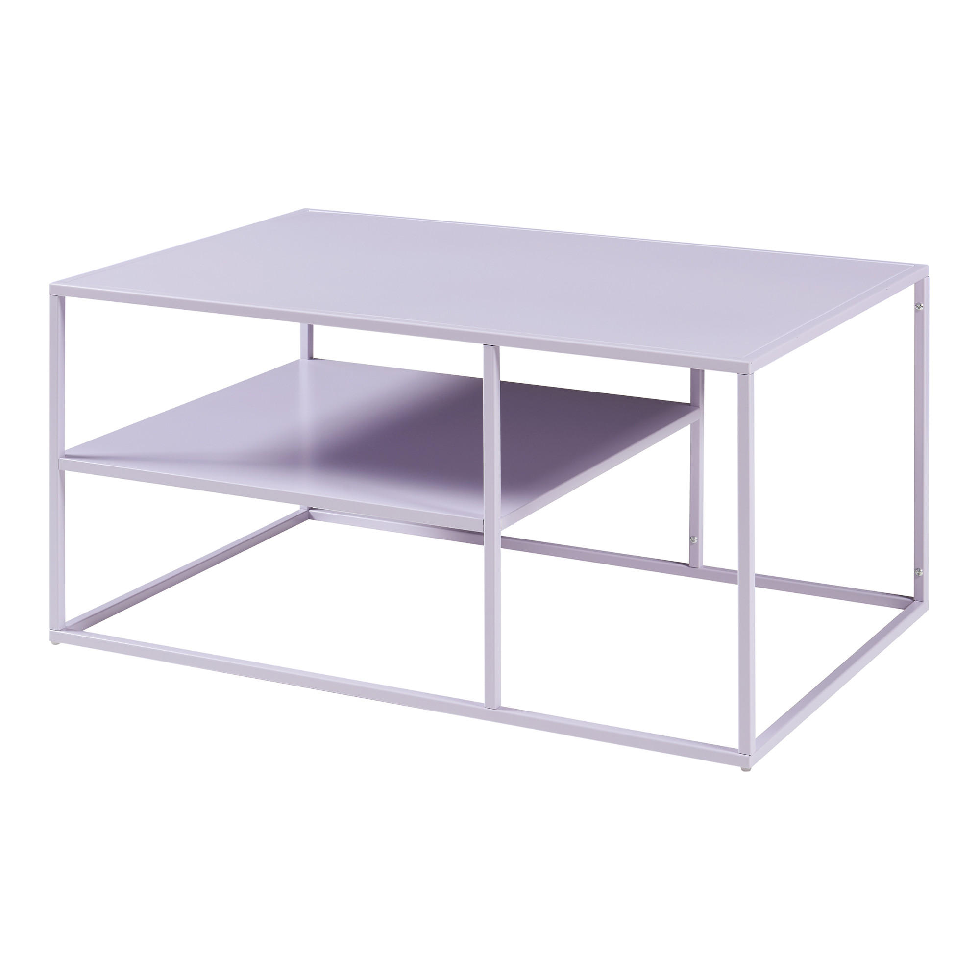 COUCHTISCH Solund 45/90/60 cm - Lila, Metall (60/90/45cm) - [en.casa]