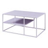 COUCHTISCH Solund 45/90/60 cm - Lila, Metall (60/90/45cm) - [en.casa]