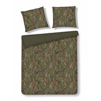 BETTWÄSCHE Tropini - Dunkelgrün, Textil (200/220cm) - home&you
