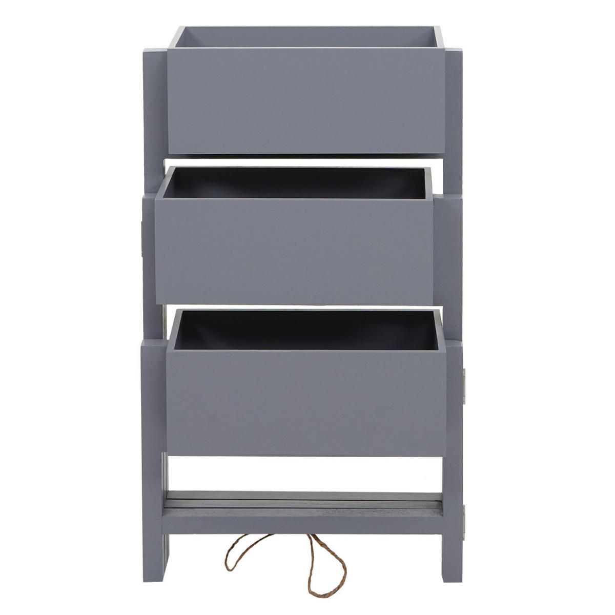 PFLANZREGAL STANDREGAL Grau, Blau - Blau/Grau, Holz (108/65/15cm) - MCW