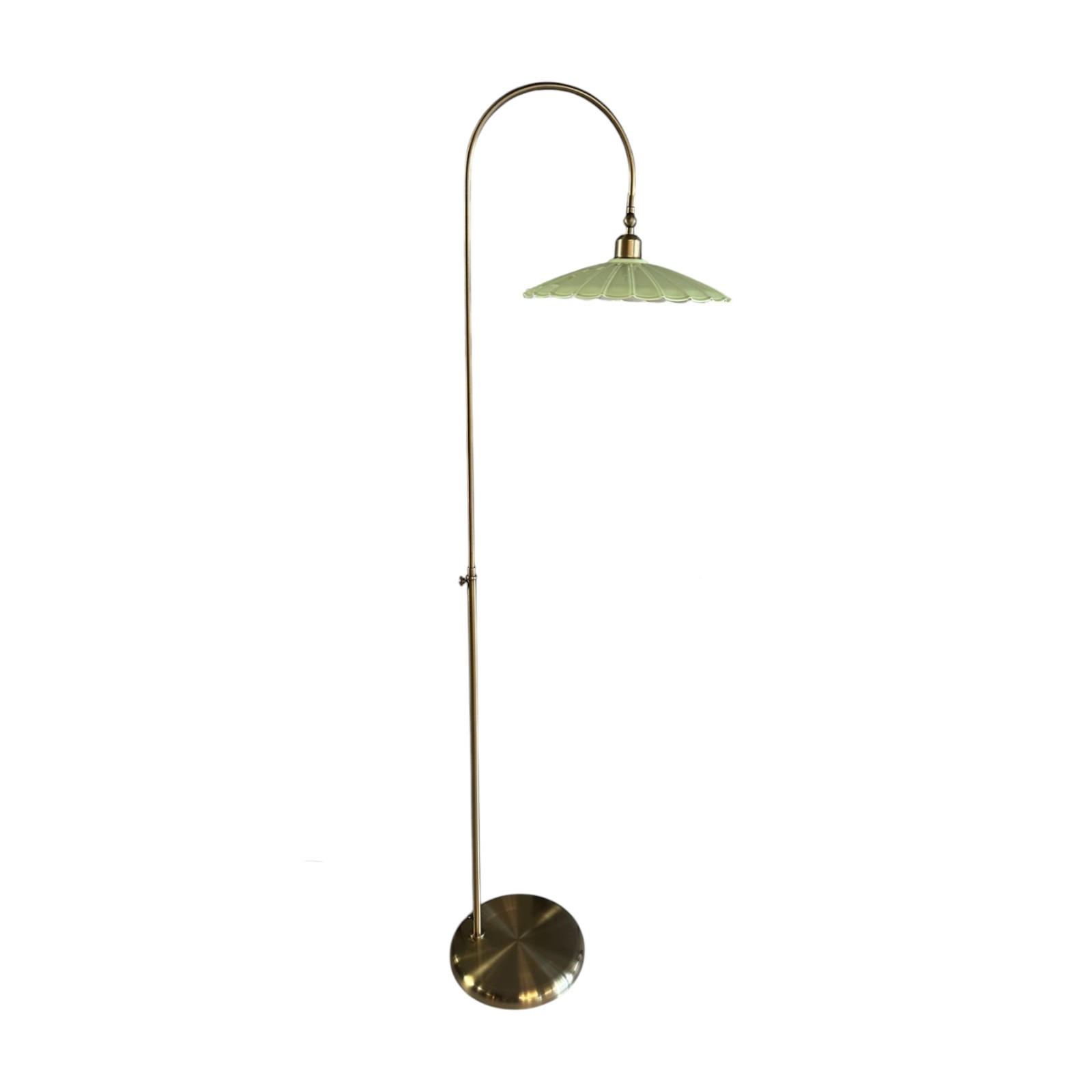 STEHLAMPE Axelor 170 Cm - Mintgrün, Metall (30/30/169cm) - Bamyum