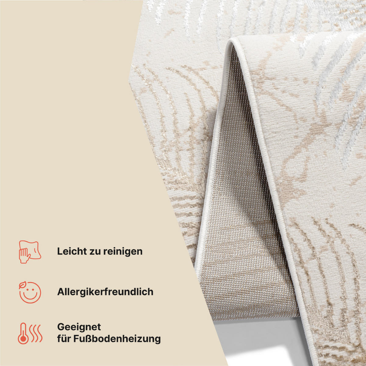 TEPPICHLÄUFER CRYSTAL braun natur 100/350 cm - Braun, Textil (100/350cm) - Tapiso