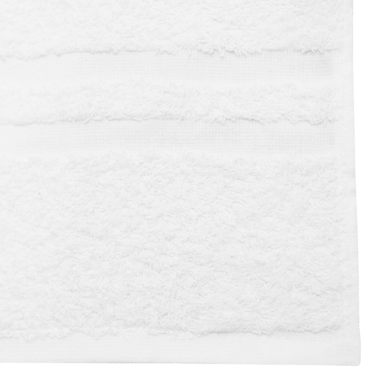 DUSCHTÜCHER, 4er-Set, 70x140 cm, 100% Baumwolle, Weiß - Weiß, Textil (70/140cm) - Zollner