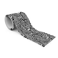 TAPETENBORDÜRE selbstklebend schwarz-weiß ABSTRAKTION moderne Muster - Schwarz/Weiß, Papier (10/300/300cm) - Muralo