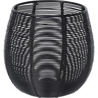 TEELICHTHALTER Metall schwarz Ø 12 cm - Schwarz, Metall (12/12cm) - Home Styling Collection