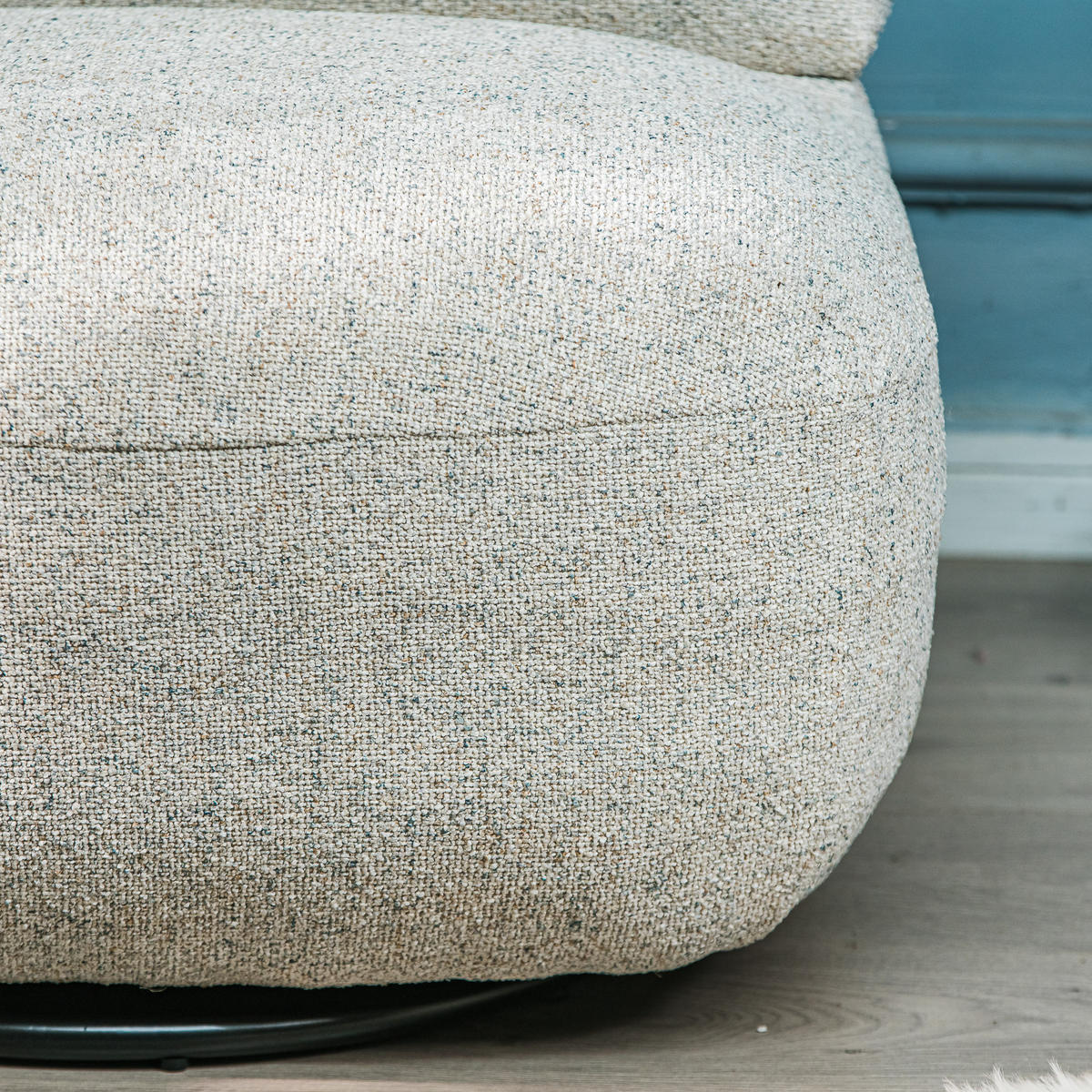 SESSEL Samt Beige - Beige, Textil (71/75/68cm) - Nordlys