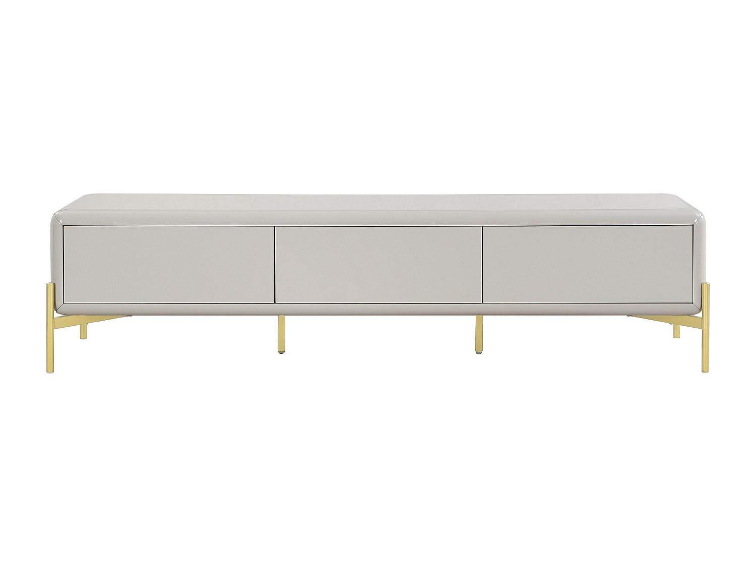TV-BOARD - 180 cm x 40 cm - Holz, Platte - Beige - LYBAKA - Beige, Holz (180/45/40cm) - Vente-Unique