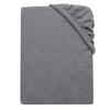 SPANNBETTLAKEN, 80% Baumwolle, 20% Polyester, Grau - Graphitfarben, Naturmaterialien (70/140cm) - Zollner