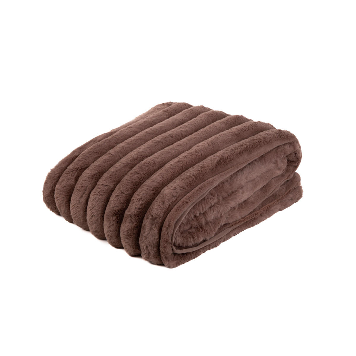 DECKE MAFA Schokolade Polyester 150x200 cm - Braun, Textil (150/200cm) - Homla