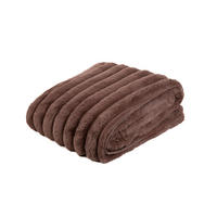 DECKE MAFA Schokolade Polyester 150x200 cm - Braun, Textil (150/200cm) - Homla