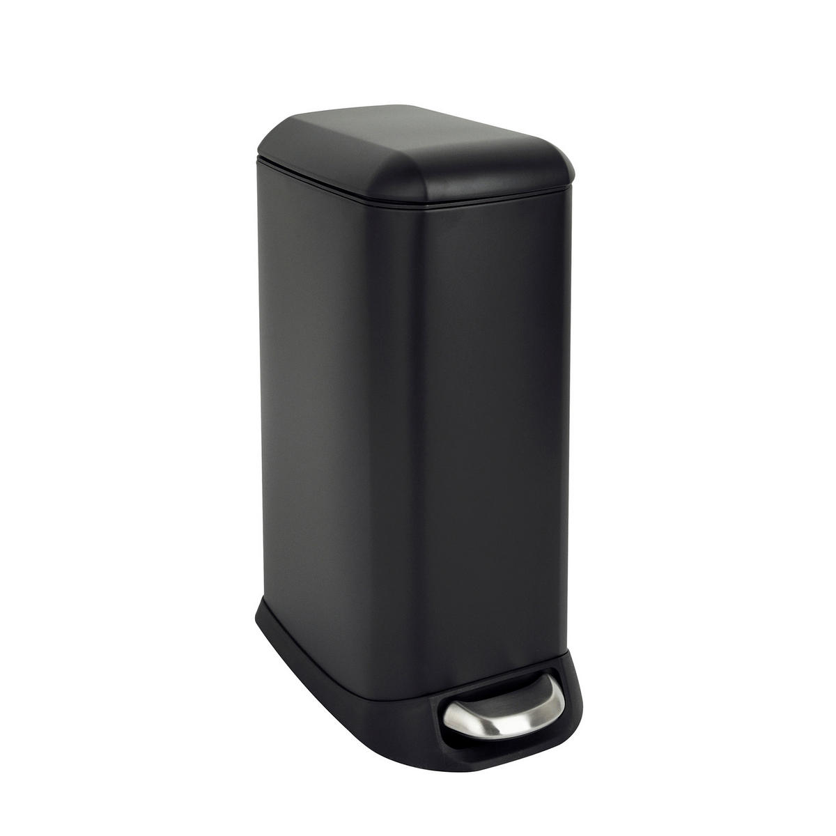 MÜLLEIMER TS12 12L Schwarz - Schwarz, Metall (20/47/35cm) - SVITA