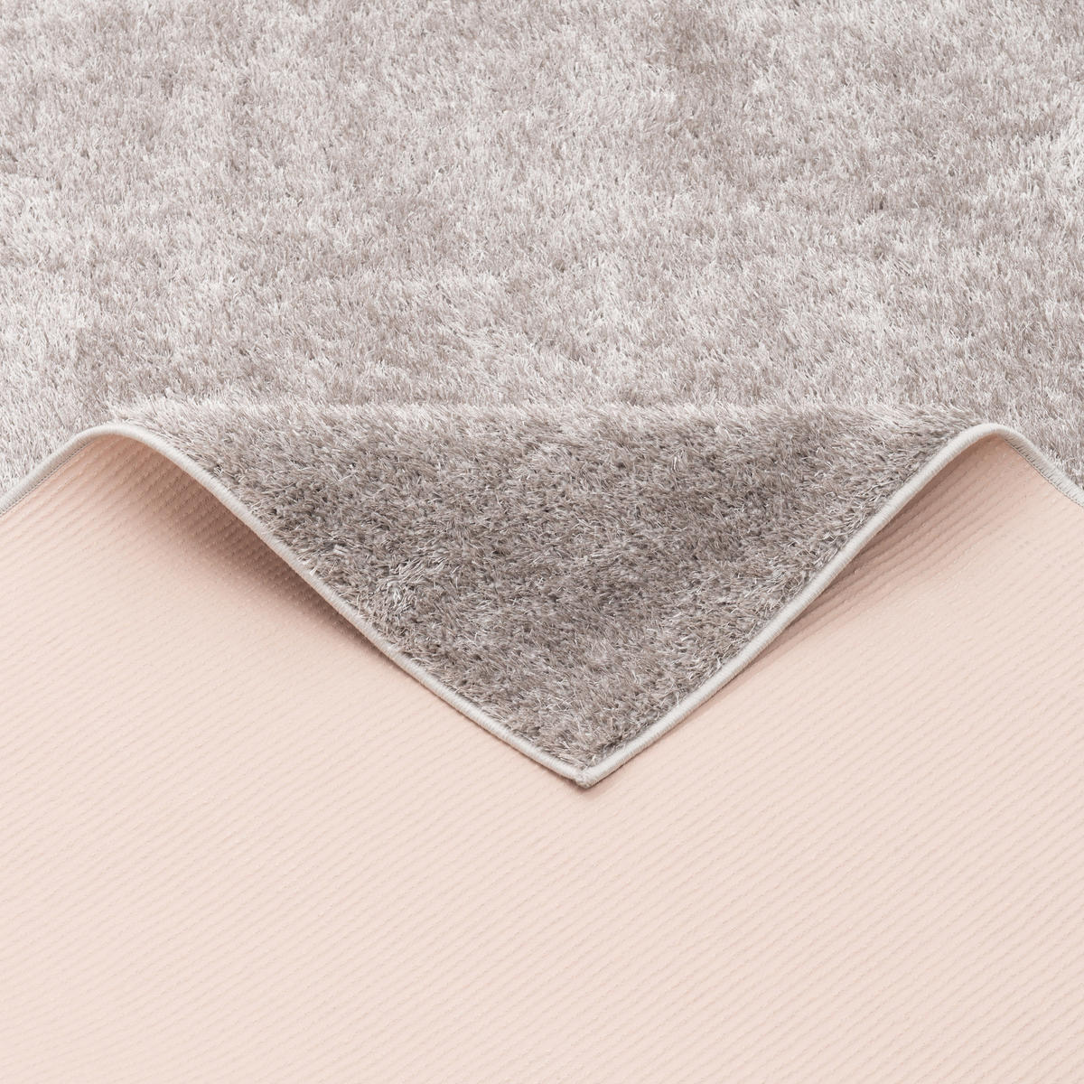 HOCHFLOR SHAGGY TEPPICH LUXUS LOUNGE - Grau, Textil (200/290cm) - Pergamon