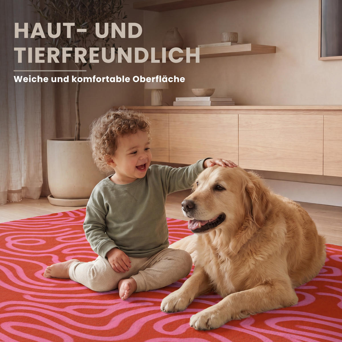KOBERCE - Ružová - 140x200 cm - červená, textil/plast (140/0.4cm) - OnlyWow