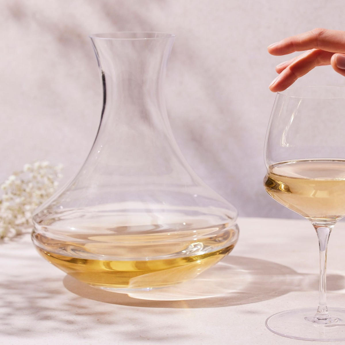 WEINDEKANTER INEL, 1800 ML HANDGEFERTIGT - Transparent, Glas (1.8L) - Krosno Glass