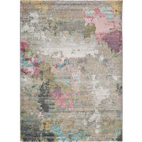 WEBTEPPICH Mehrfarbig Amira 140/200 cm - Pastellblau/Beige, Naturmaterialien/Textil (140/200cm) - Atticgo