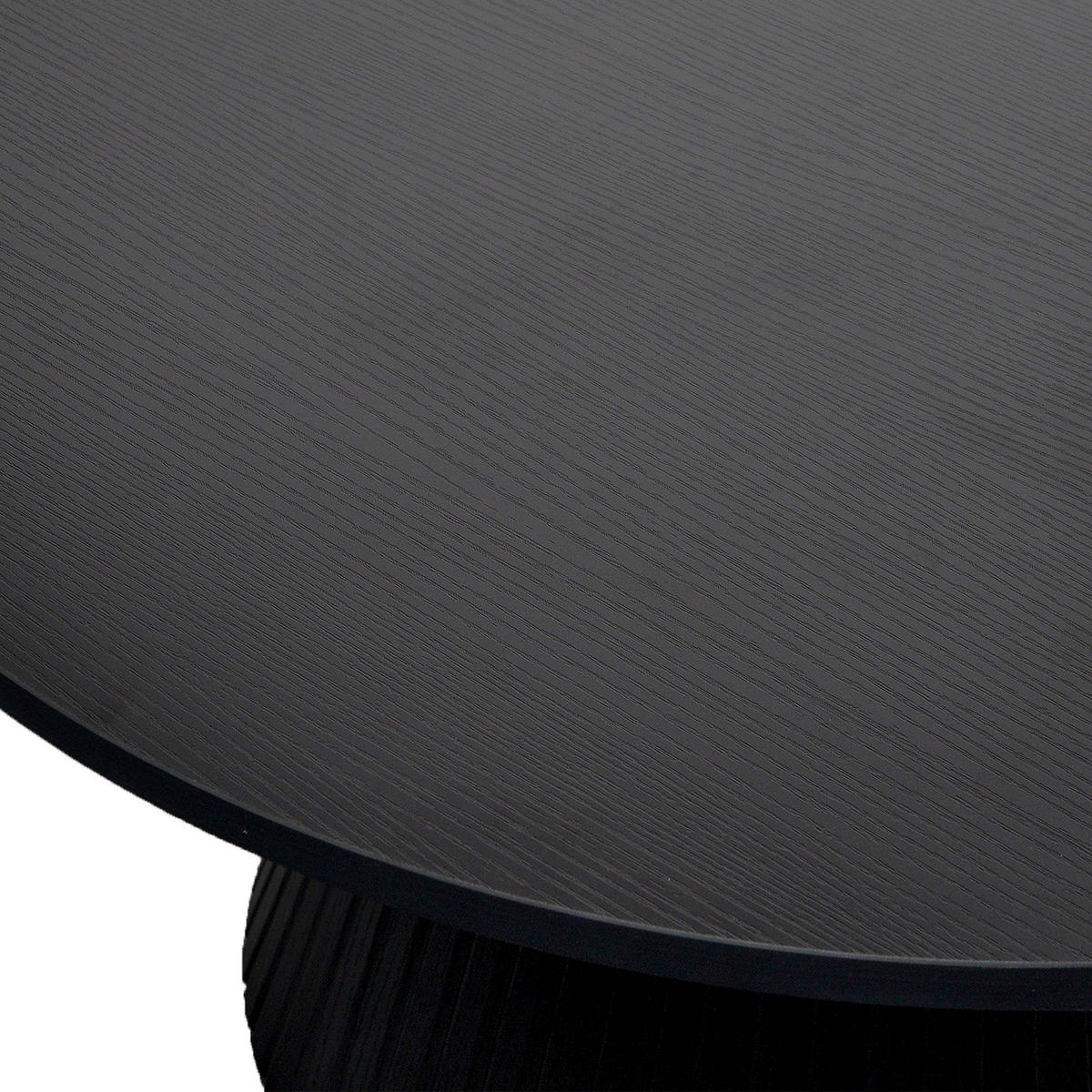 COUCHTISCH, schwarzes Holzeffekt - Schwarz, Holz (80/80/45cm) - Oviala