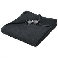 HANDTUCH Marbella 200/70cm Anthrazit - Anthrazit, Naturmaterialen/Textil (70/200cm) - Beautissu 