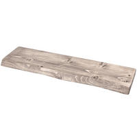 WANDREGAL rustikales 30/3,8/90 cm unbehandelt - Braun, Holz (90/3.8/30cm)