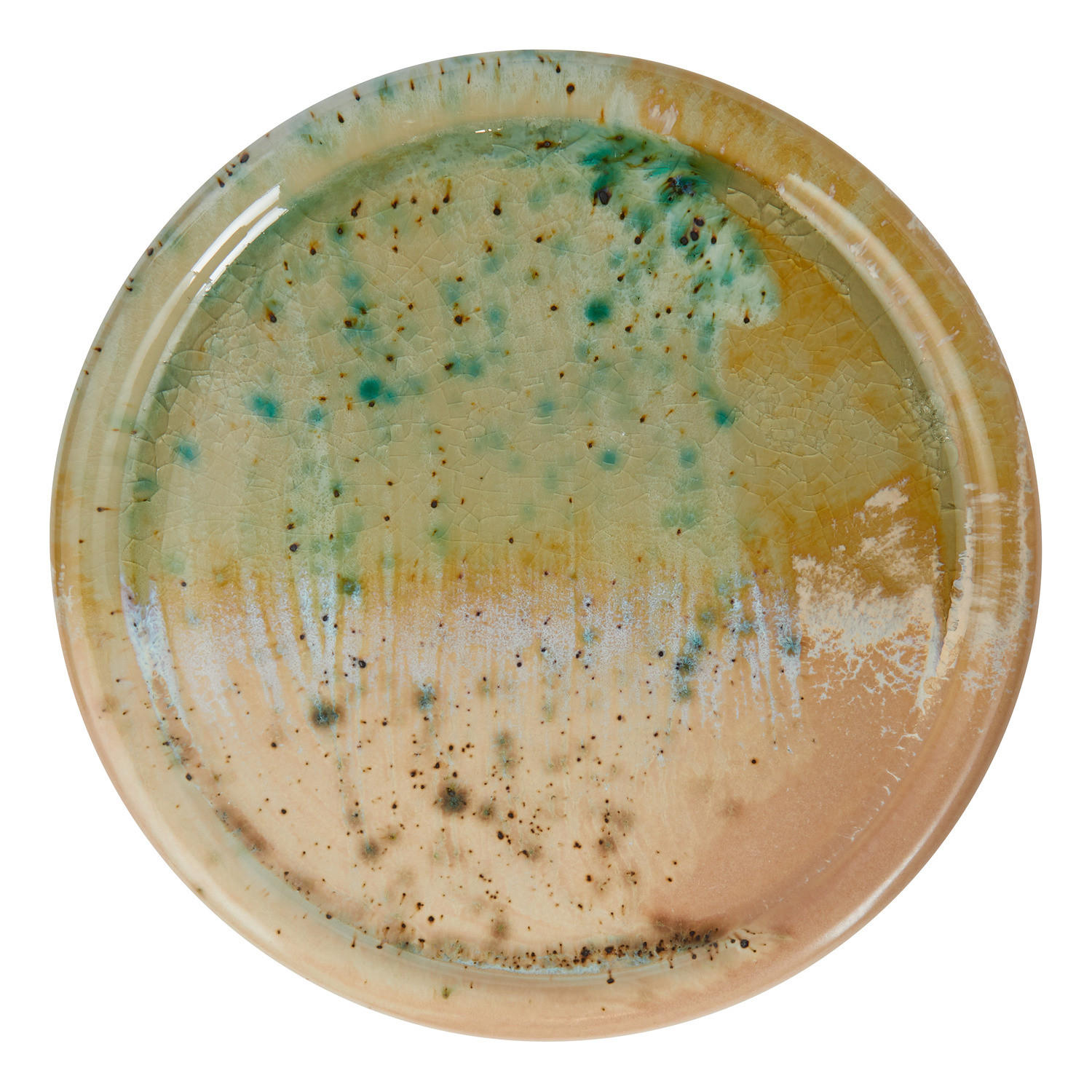 FRÜHSTÜCKSTELLER Sintra - Grün, Keramik (22/22/1.8cm) - Butlers