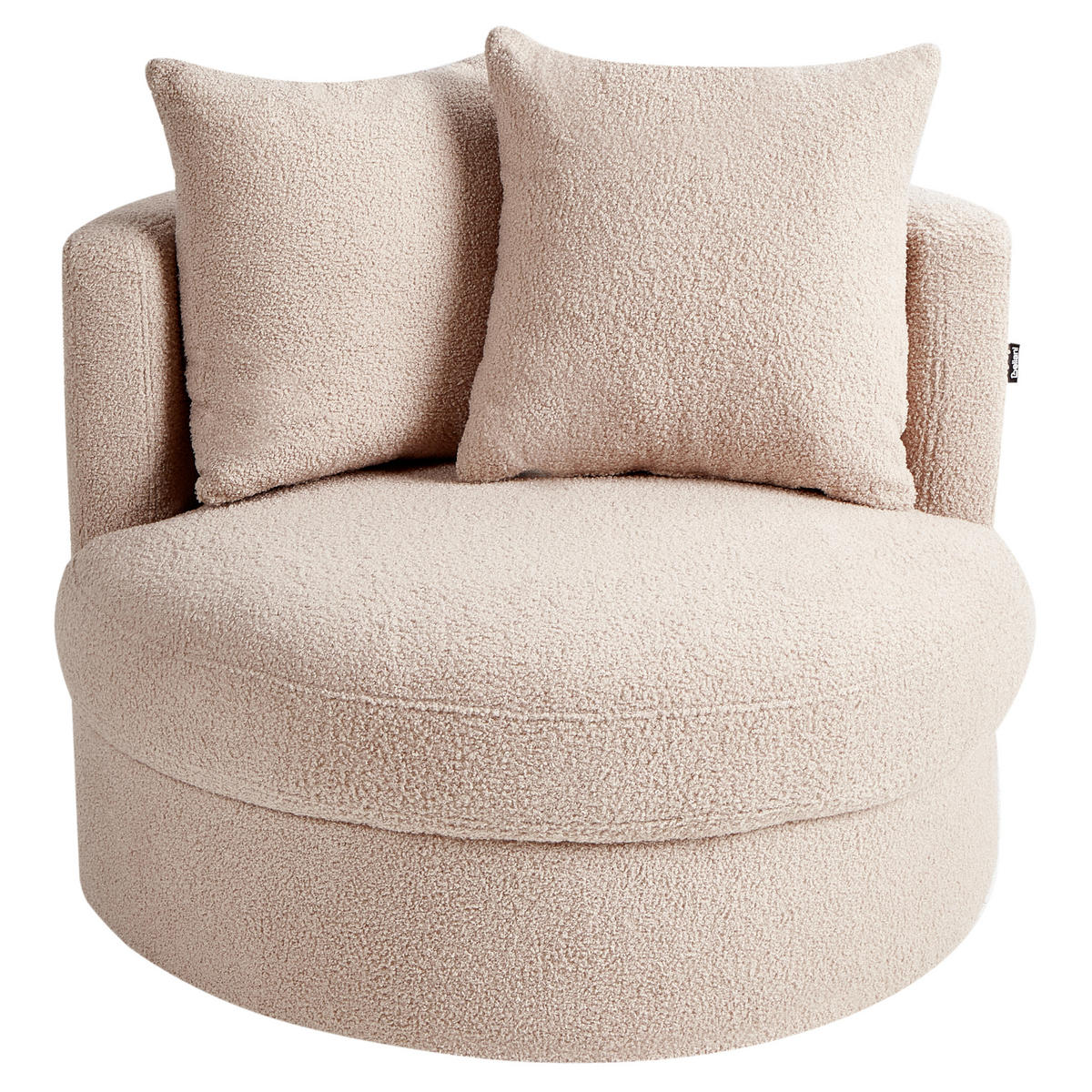 SESSEL Beige Dalby - Beige, Textil (82/61/82cm) - Beliani