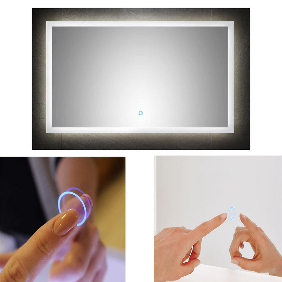 BADMÖBEL-SET 4-TLG. Xanten-56 - Braun, Holzwerkstoff (200/200/47cm) - Lomado