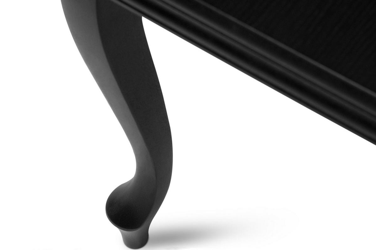 ESSTISCH ALTIS ausziehbar bis 220cm, Schwarz - Schwarz, Holz (80/140/77cm) - KONSIMO®