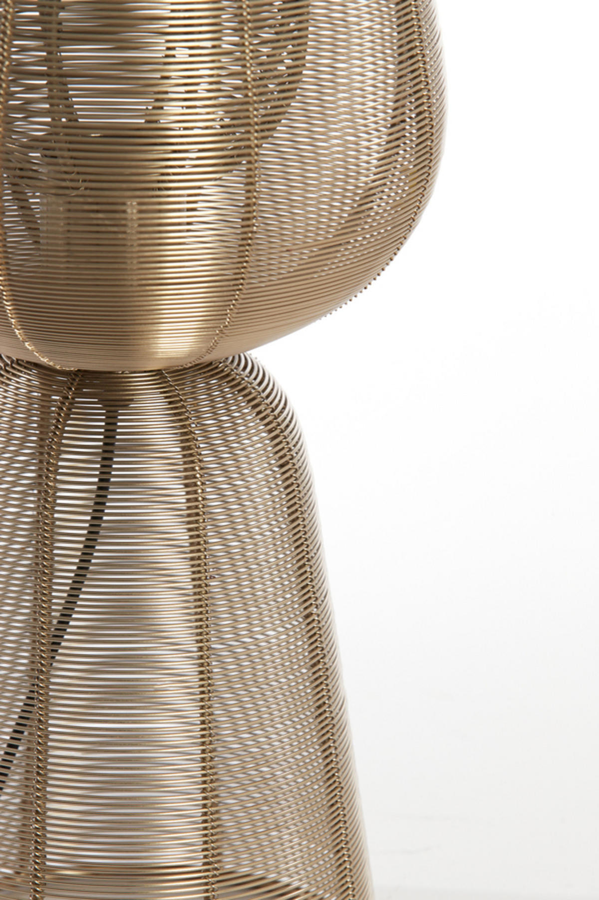 TISCHLAMPE Aboso Gold Ø18/42 cm - Goldfarben, Metall (18/18/42cm) - Light & Living