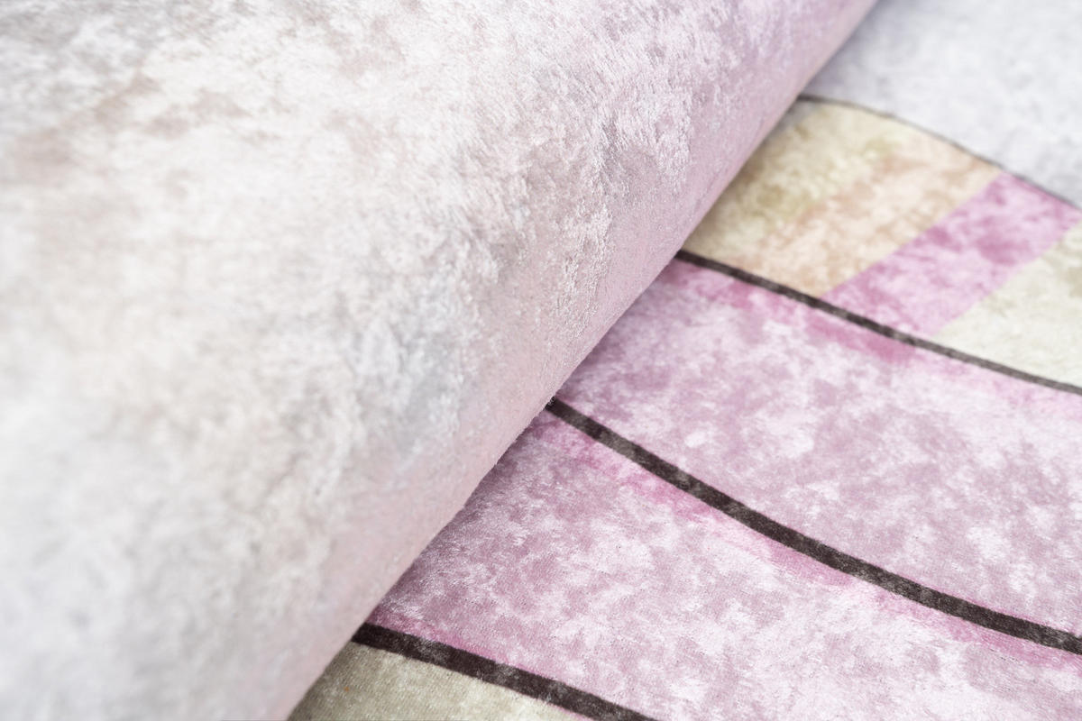 TEPPICH EMMA Regenbogen 120/170 cm - Blau, Kunststoff (120/170cm) - Tapiso