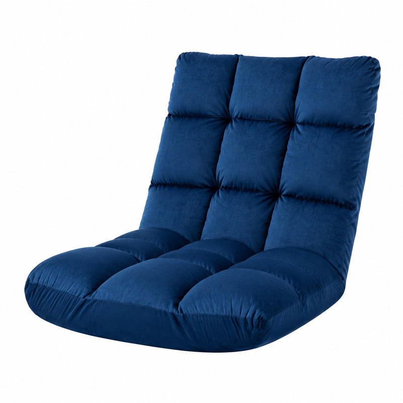 Beauniv Bodenstuhl Blau 71x53.5x55 cm
