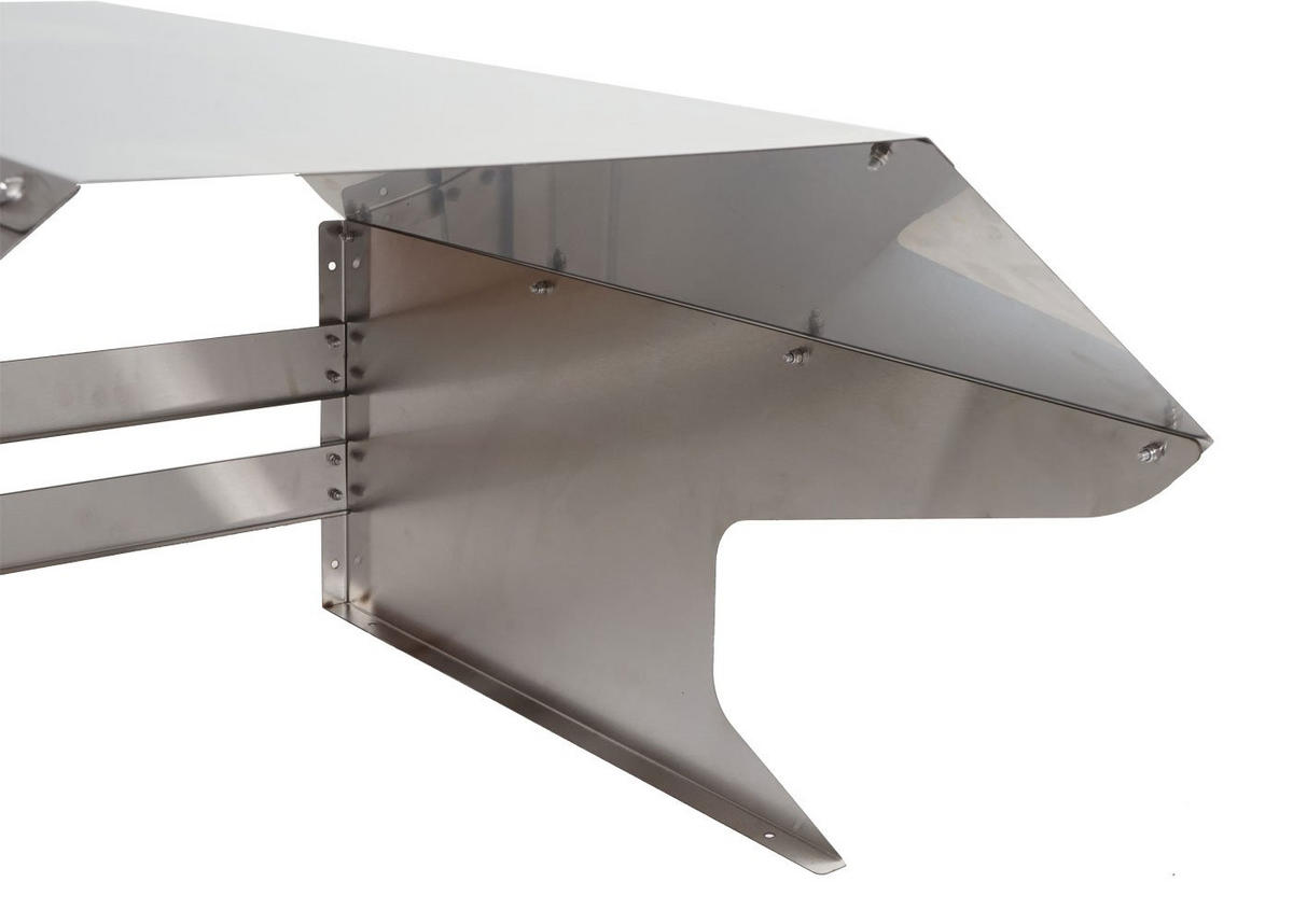 MÄHROBOTER-GARAGE 41x60x70cm Metall Edelstahl - Grau, Metall (60/41/70cm) - PROREGAL