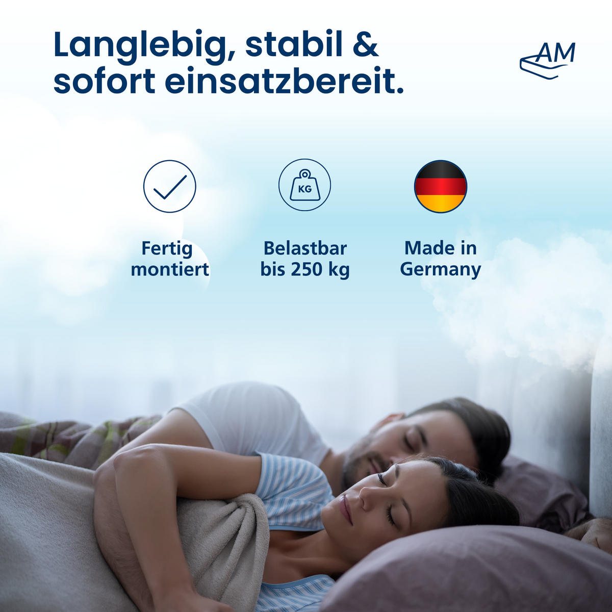 LATTENROST VERSTÄRKT 90/210 cm - Braun, Holz (90/210cm) - AM Qualitätsmatratzen