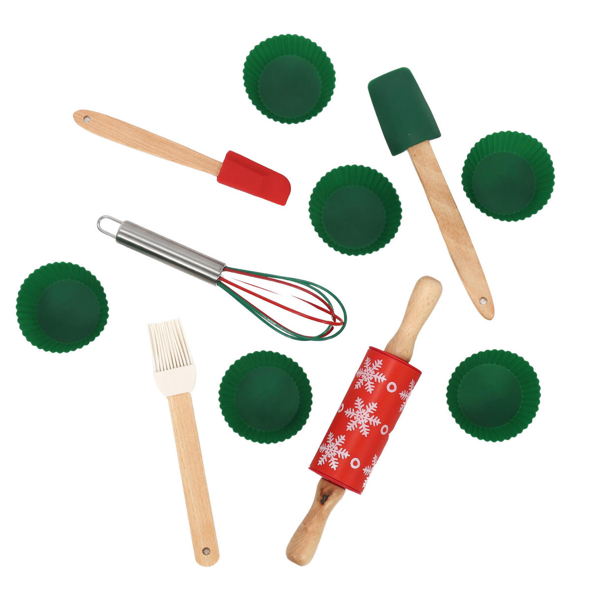 BACKSET Sno 12-teilig - Multicolor, Kunststoff (9/6/17.5cm) - Excellent Houseware