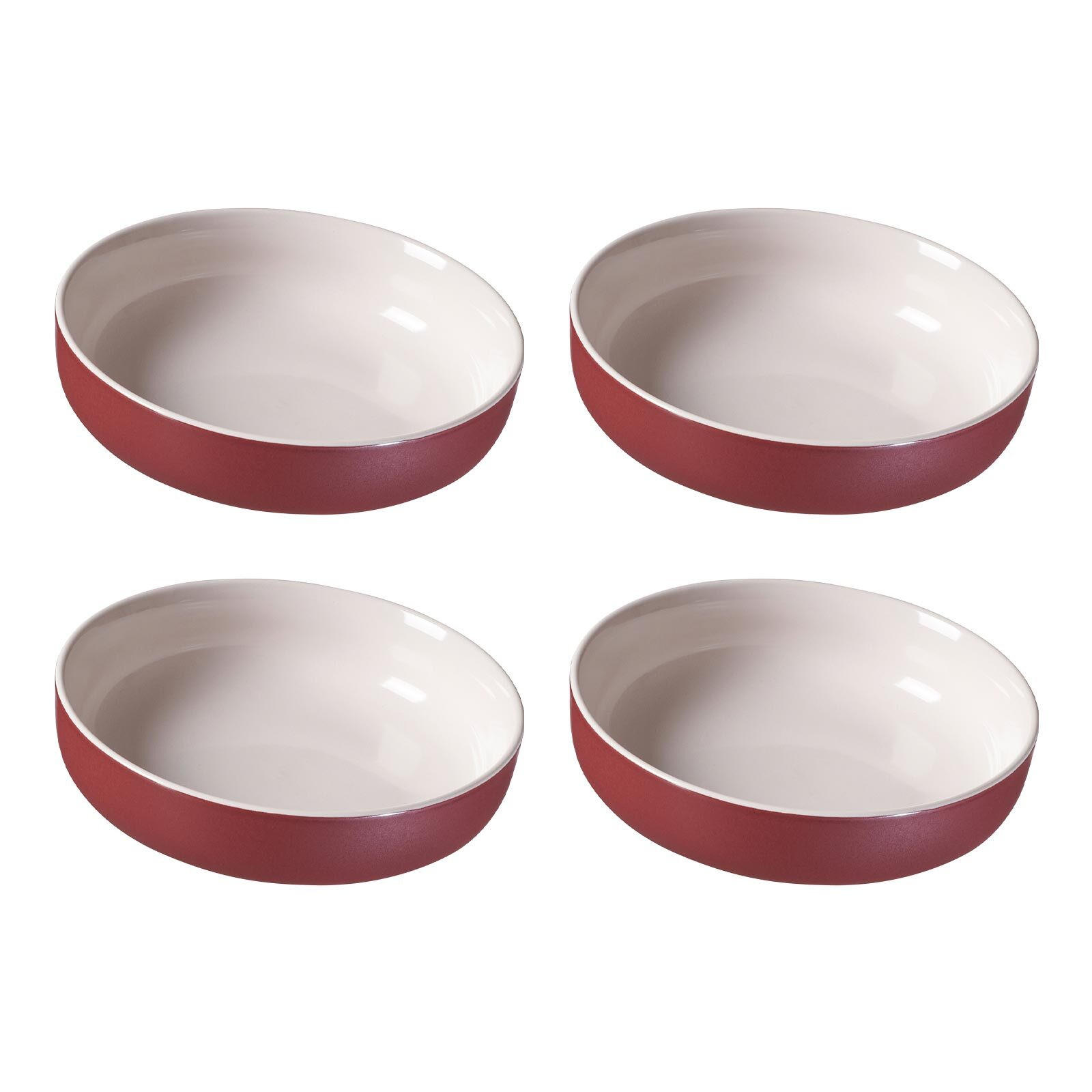 SCHALEN Jasper Beere ø 19.0 cm 4er Set - Beere, Keramik (19cm) - Ritzenhoff Breker