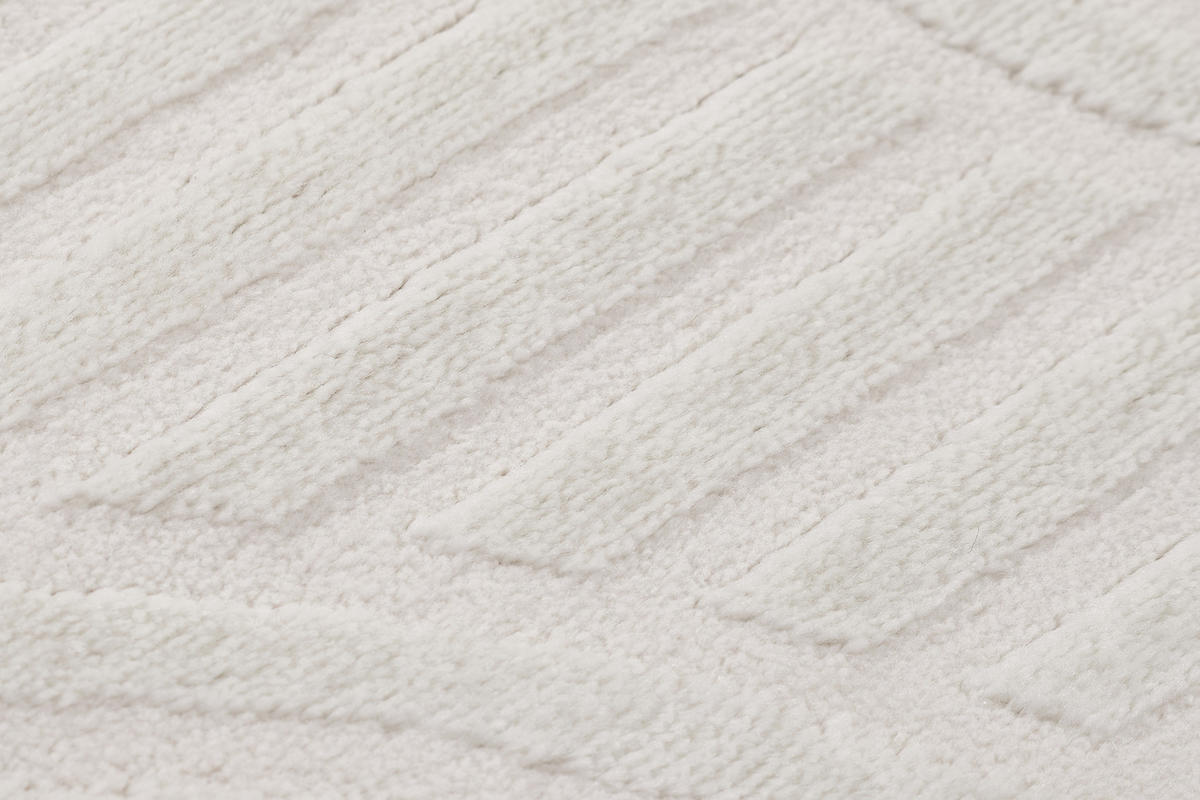 TEPPICH HYGGE Weiß 300/400 cm - Weiß, Kunststoff (300/400cm) - Tapiso